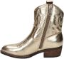 Nelson Kids leren cowboylaarzen goud Meisjes Leer Effen 35 - Thumbnail 4