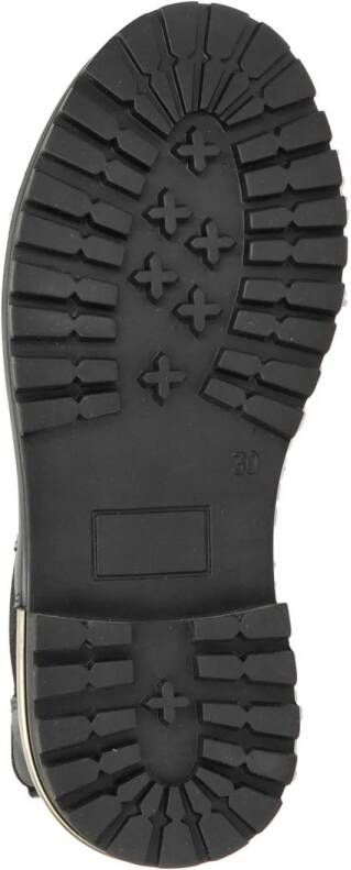 Nelson Kids leren enkelboots zwart