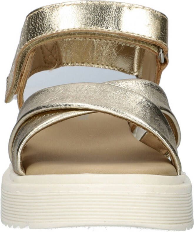 Nelson Kids leren sandalen goud