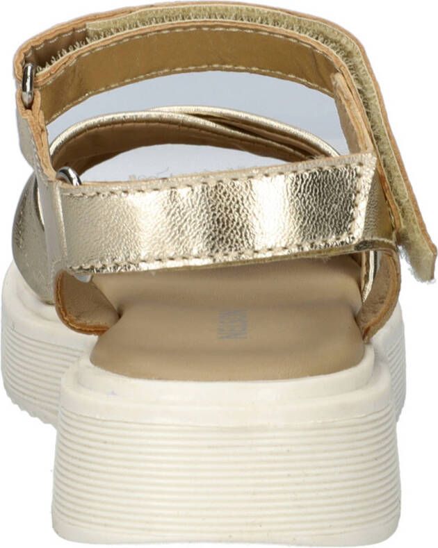 Nelson Kids leren sandalen goud