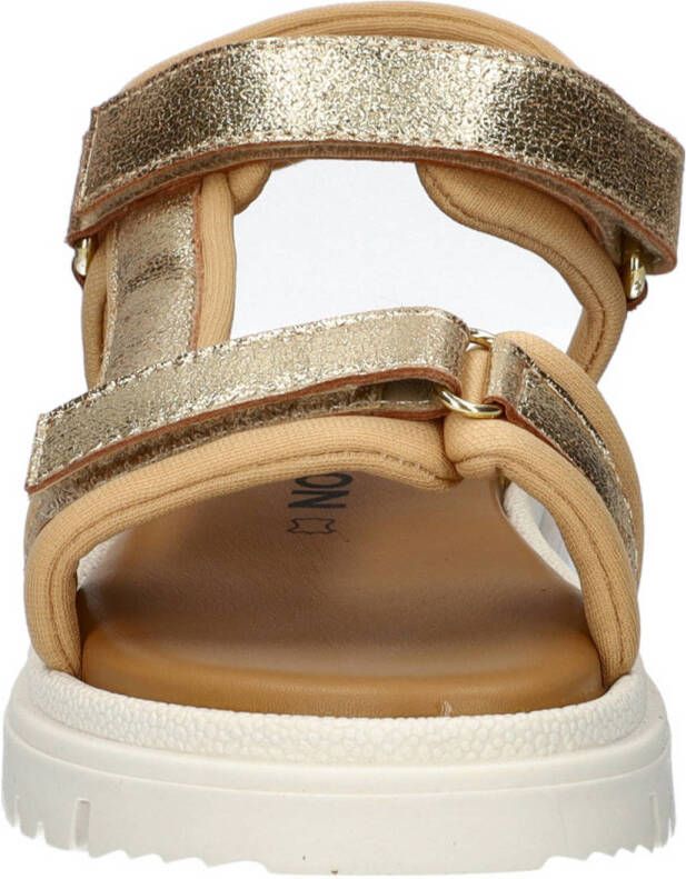Nelson Kids leren sandalen goud