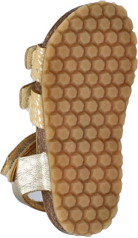 Nelson Kids leren sandalen goud