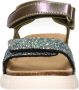 Nelson Kids leren sandalen met glitters zilver multi - Thumbnail 2