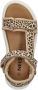 Nelson Kids leren sandalen met panterprint beige zwart - Thumbnail 3