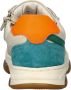 Nelson Kids leren sneakers beige groen oranje Jongens Suede Meerkleurig 26 - Thumbnail 3