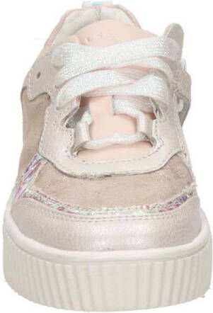 Nelson Kids leren sneakers roze