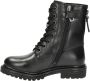 Nelson Kids leren veterboots zwart Meisjes Leer 33 - Thumbnail 3