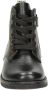 Nelson Kids leren veterboots zwart Meisjes Leer Dierenprint 23 - Thumbnail 4