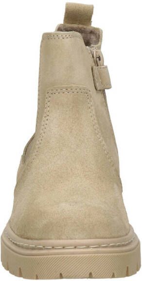 Nelson Kids nubuck chelsea boots beige