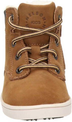 Nelson Kids nubuck veterboots cognac