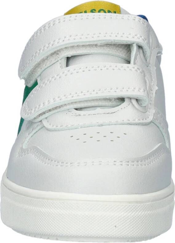 Nelson Kids sneakers wit groen blauw