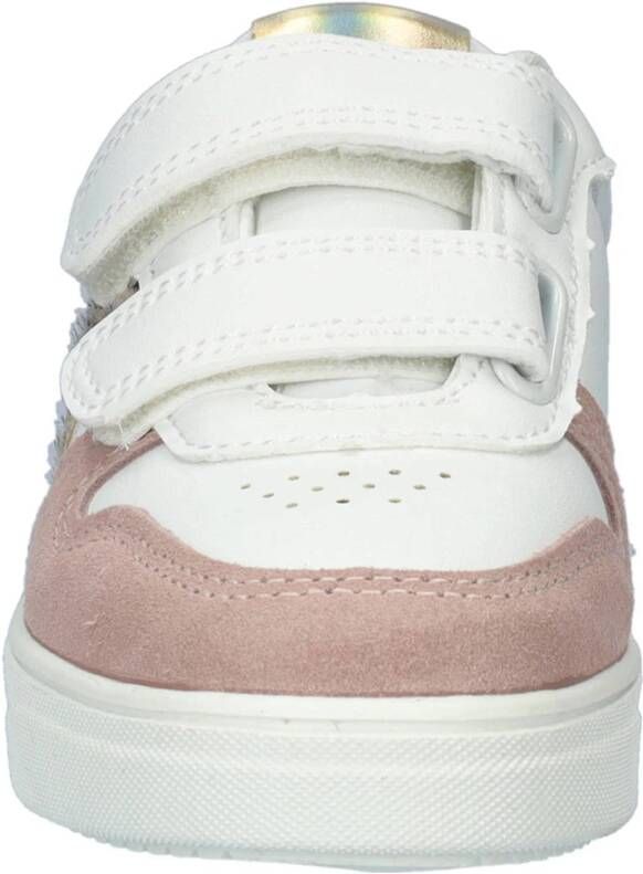 Nelson Kids sneakers wit roze