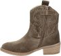 Nelson Kids suède cowboylaarzen taupe Bruin Meisjes Suede Effen 29 - Thumbnail 2