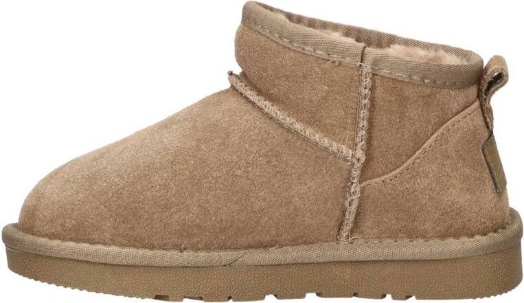 Nelson Kids suède enkelboots taupe