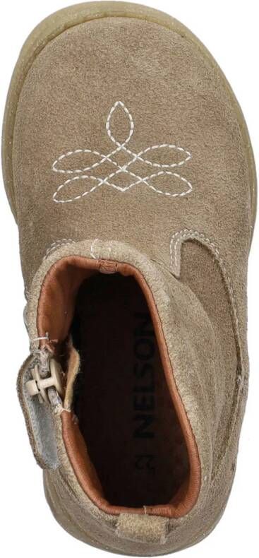 Nelson Kids suède laarzen beige