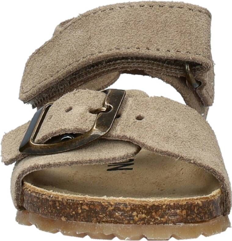 Nelson Kids suède sandalen beige