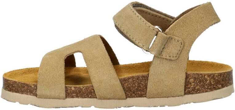 Nelson Kids suède sandalen beige