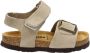 Nelson Kids suède sandalen taupe Bruin Suede Effen 24 - Thumbnail 4