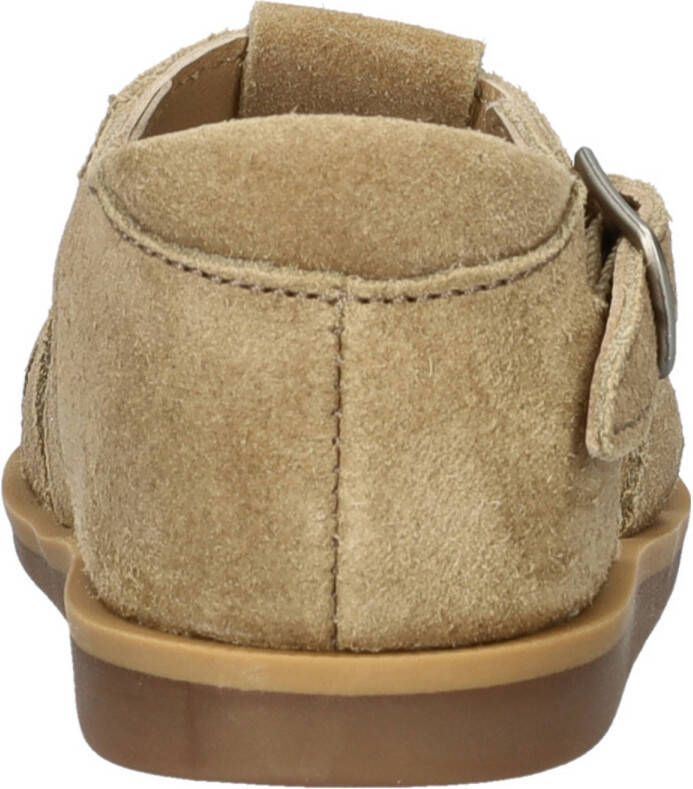 Nelson Kids suède sandalen taupe
