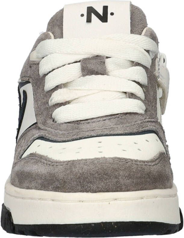 Nelson Kids suède sneakers grijs