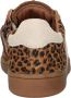 Nelson Kids suède sneakers met panterprint cognac - Thumbnail 3