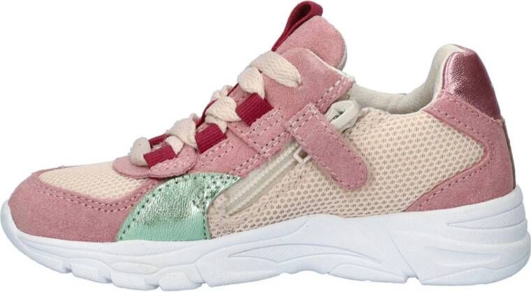 Nelson Kids suède sneakers roze