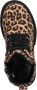 Nelson Kids veterboots met panterprint cognac zwart - Thumbnail 3
