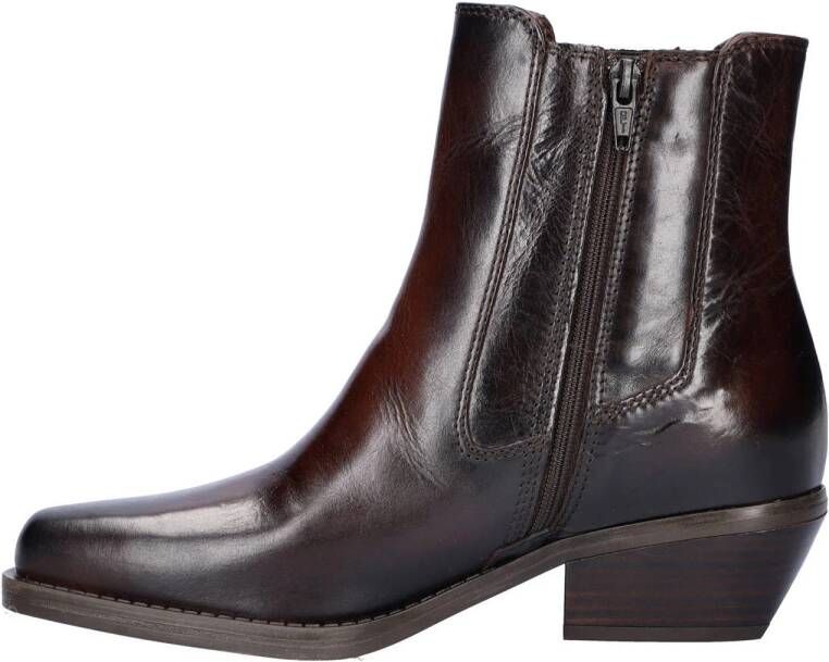 Nelson leren cowboylaarzen bruin