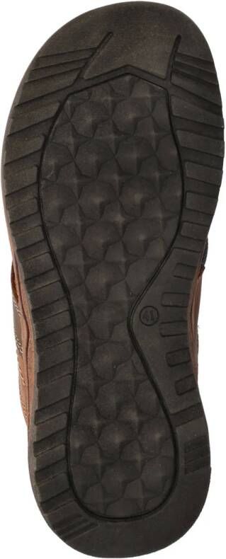 Nelson leren slippers cognac