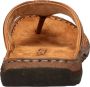 Nelson leren teenslippers cognac - Thumbnail 4