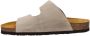 Nelson nubuck slippers beige - Thumbnail 3