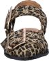 Nelson slingback loafers met panterprint bruin - Thumbnail 3