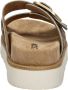Nelson slippers met ponyhair en panterprint cognac zwart - Thumbnail 2