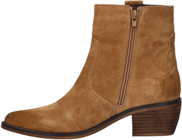 Nelson suède cowboylaarzen cognac