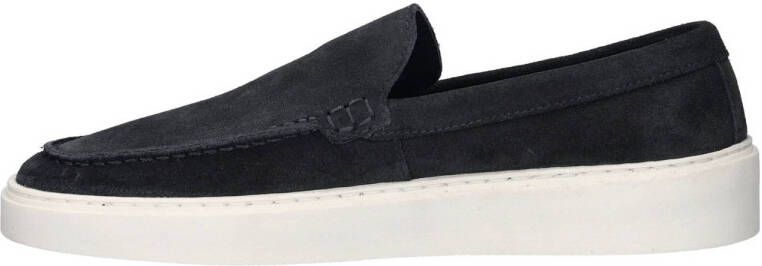 Nelson suède loafers donkerblauw