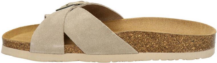 Nelson suède slippers beige