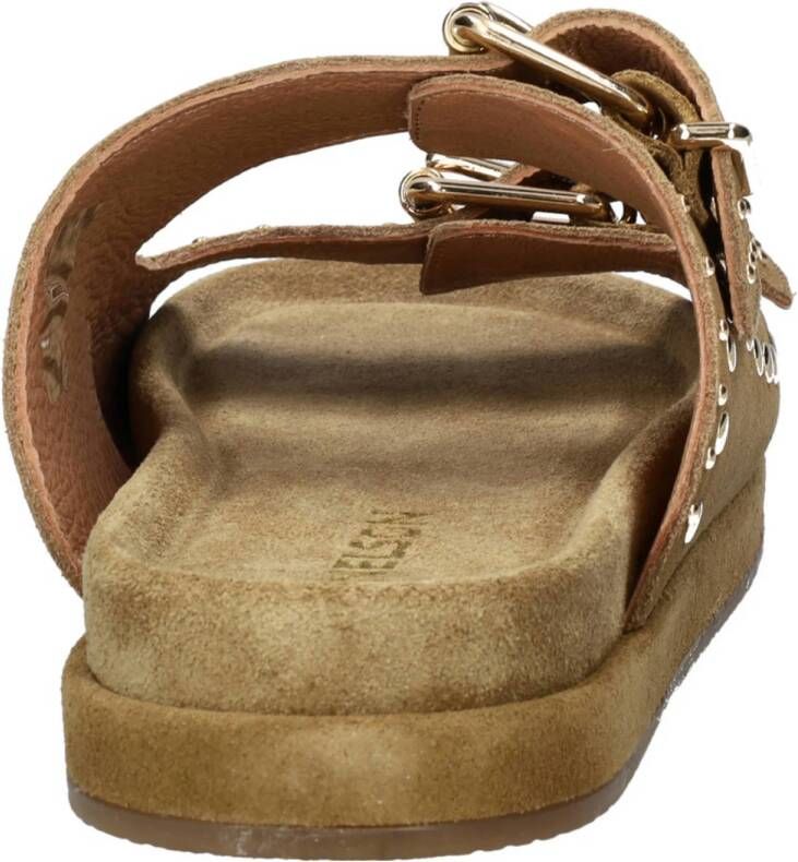 Nelson suède slippers beige