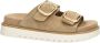 Nelson suède slippers beige - Thumbnail 4