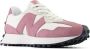 New Balance Roze Sneakers Ronde Neus Tech Stof Multicolor Dames - Thumbnail 7