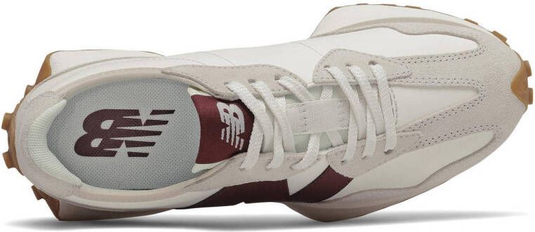 New Balance 327 Seasonal Classic sneakers offwhite donkerrood grijs