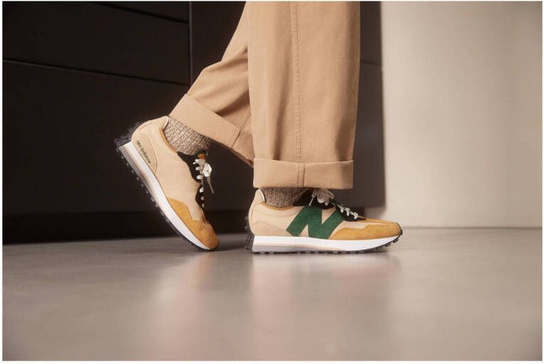 New Balance 327 sneakers camel groen