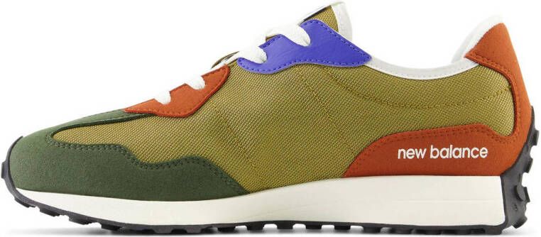 New Balance 327 V1 sneakers camel oranje groen Bruin Nylon 36