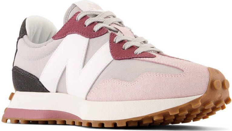 New Balance 327 sneakers grijs roze wit