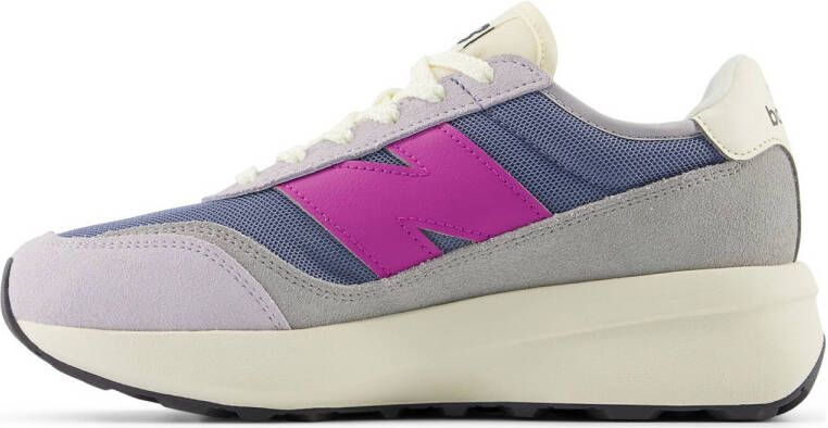 New Balance 370 sneakers blauw grijs roze