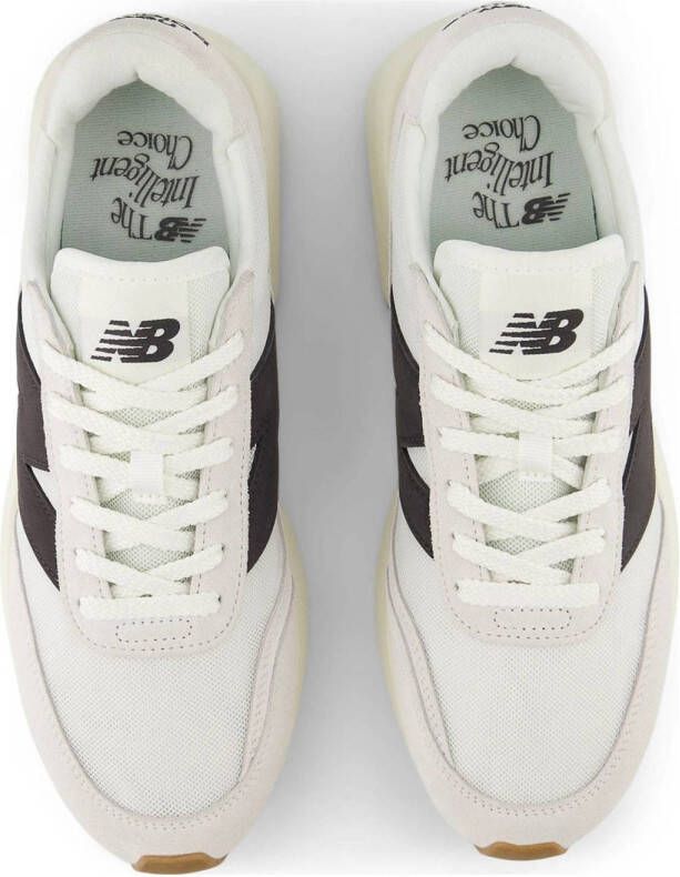 New Balance 370 sneakers offwhite zwart