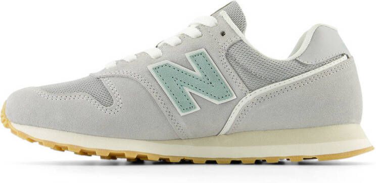 New Balance 373 sneakers lichtgrijs lichtgroen