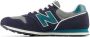 New Balance 373 V2 sneakers donkerblauw turquoise grijs - Thumbnail 4