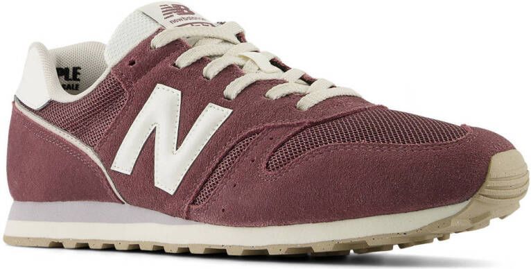 New Balance 373 V2 sneakers donkerrood ecru