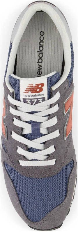 New Balance 373 V2 sneakers grijs oranje blauw