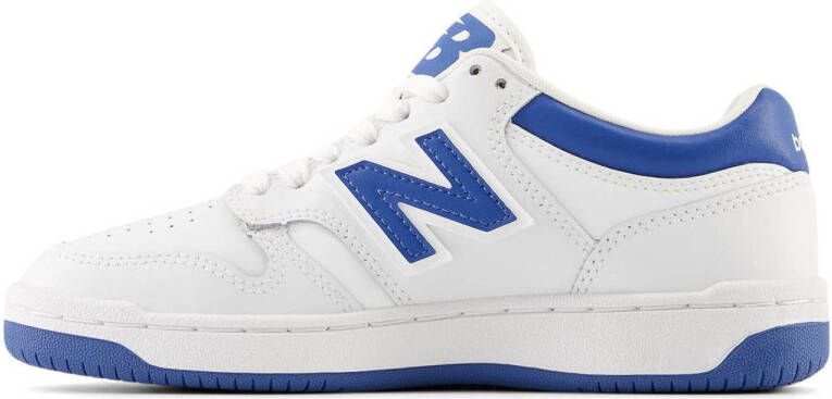 New Balance 480 sneakers wit kobaltblauw